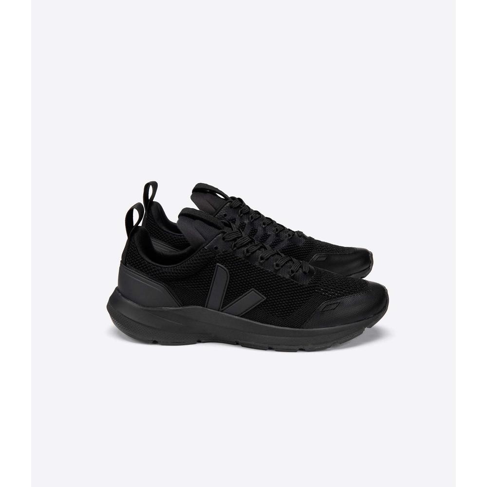 Men\'s Veja PERFORMANCE RUNNER V-KNIT RICK OWENS Shoes Black | ZA 259FDN